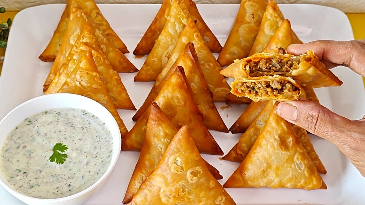 Mutton Keema Samosa | Best Evening Snack Recipe | Make and Store Snack Recipe