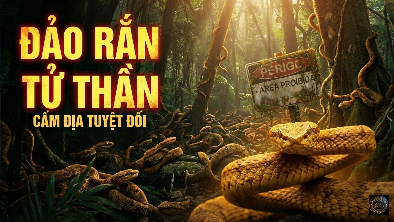 [CẤM ĐỊA] 5 con rắn độc trên 1m2 tại Đảo Queimada Grande: Tại sao Brazil phong tỏa tuyệt đối?