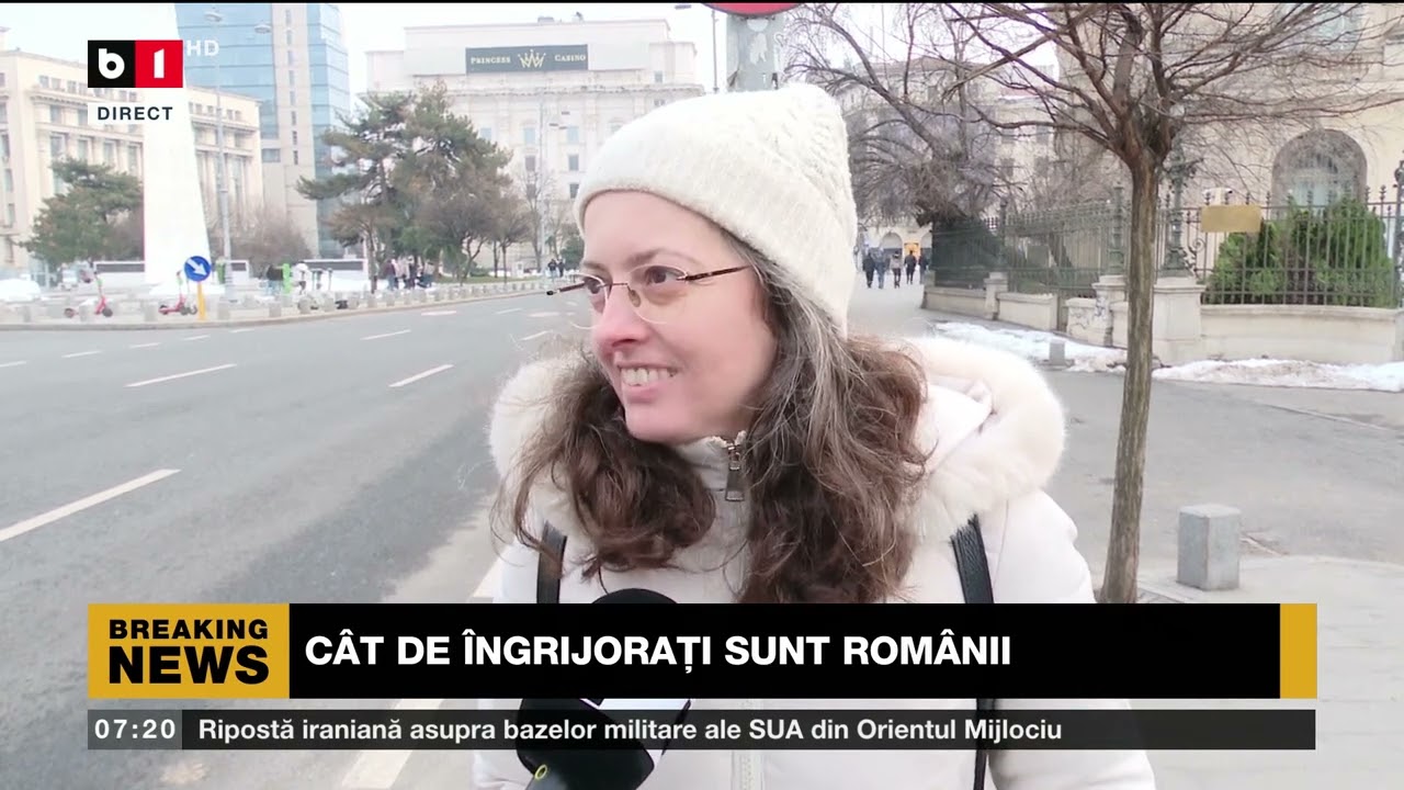 REACȚIA ROMÂNILOR, RĂZBOIUL, MOTIV DE ÎNGRIJORARE_Știri B1TV_1 mar. 2026