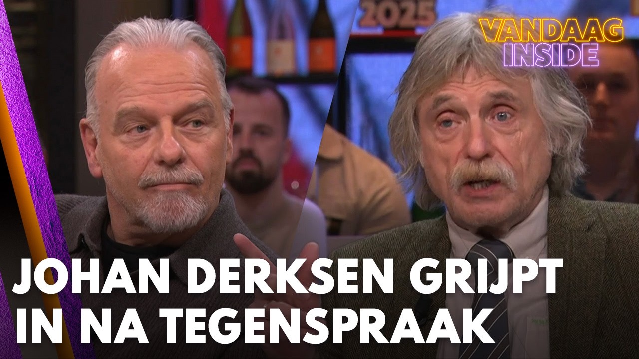 Johan Derksen grijpt rigoureus in na tegenspraak Wierd Duk: 'Drie weken overslaan!' | VANDAAG INSIDE