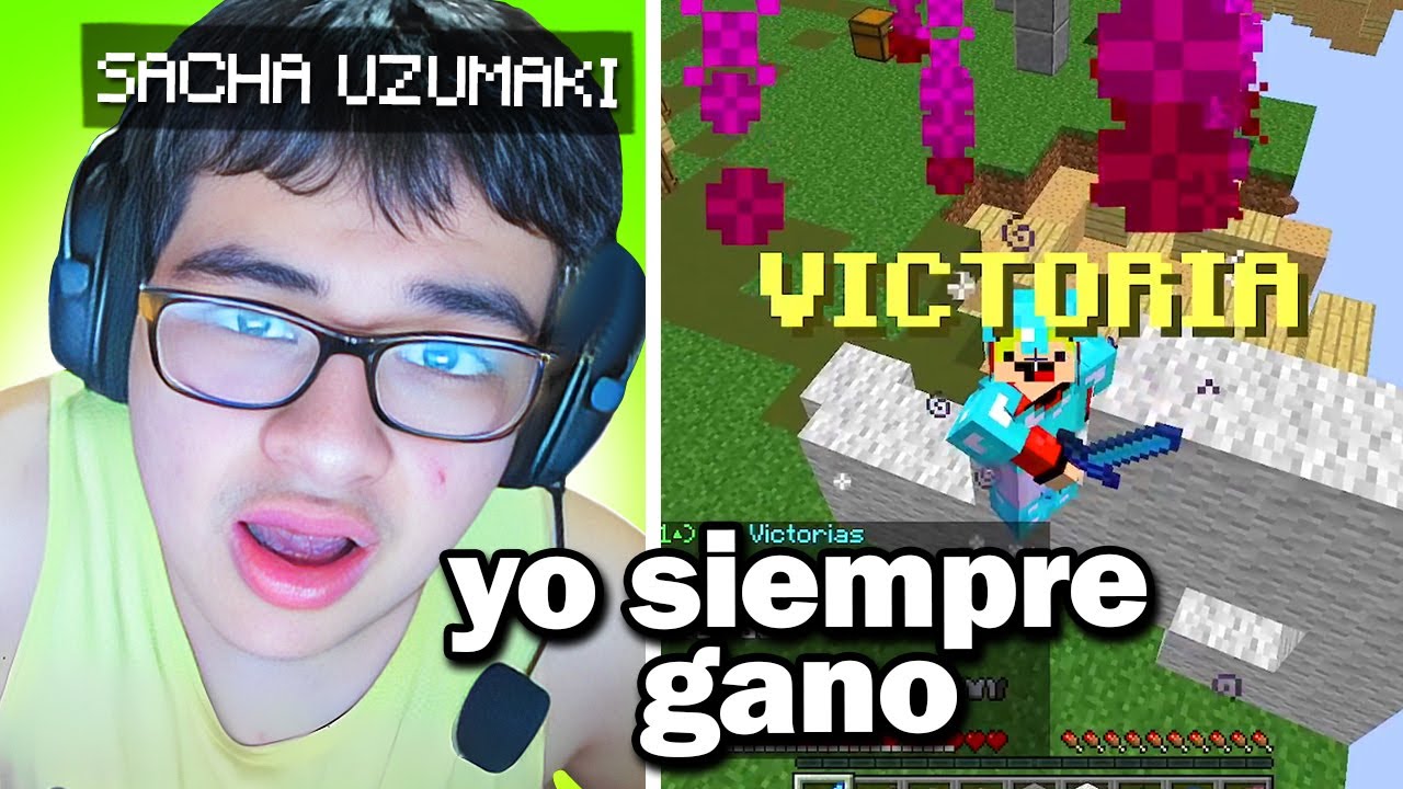 SACHA UZUMAKI CAE en la LOCURA por JUGAR MINECRAFT 😂