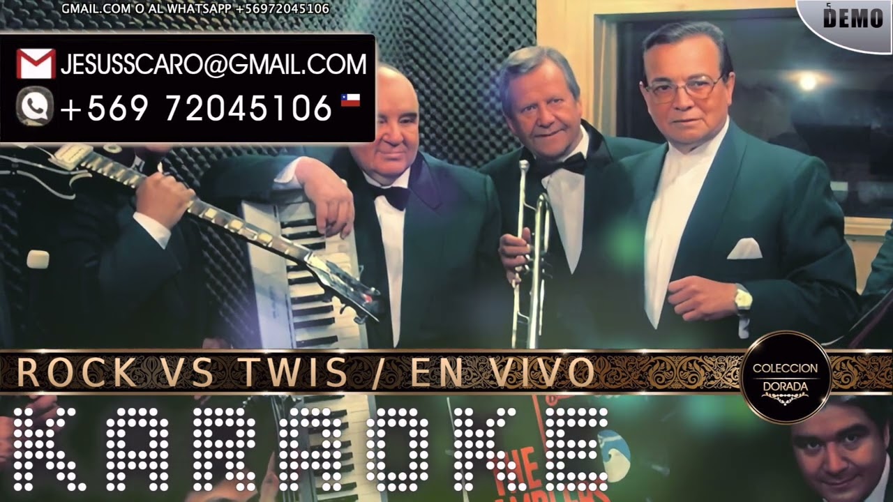 KARAOKE Los Ramblers - Rock VS Twis PISTA 
