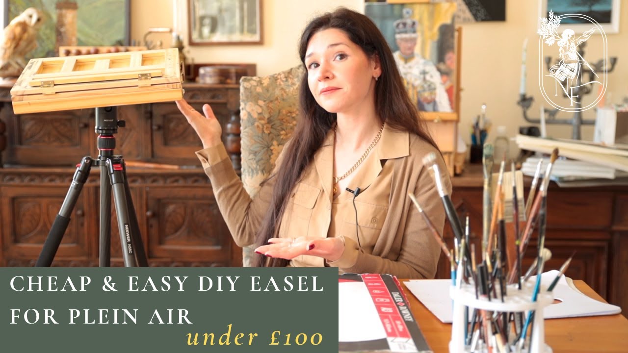 Cheap and easy DIY easel for plein air
