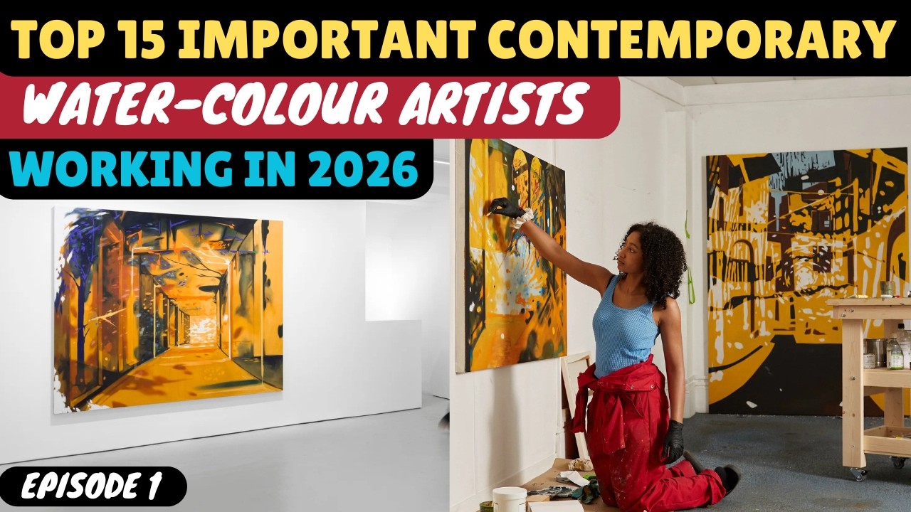 TOP 15 MOST IMPORTANT CONTEMPORARY WATER COLOUR PAINTERS IN 2026 [ Episode 1 ]