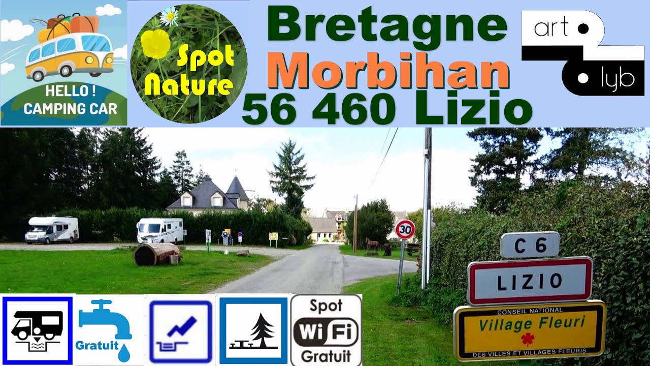 56 Aire camping-car Lizio Hello!camping-car