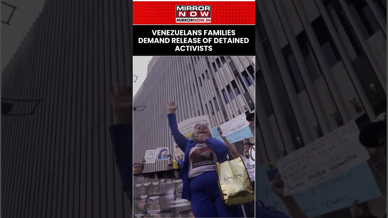 Released Venezuelan Activists & Their Relatives Protest To Demand Approval Of Amnesty Bill #shorts