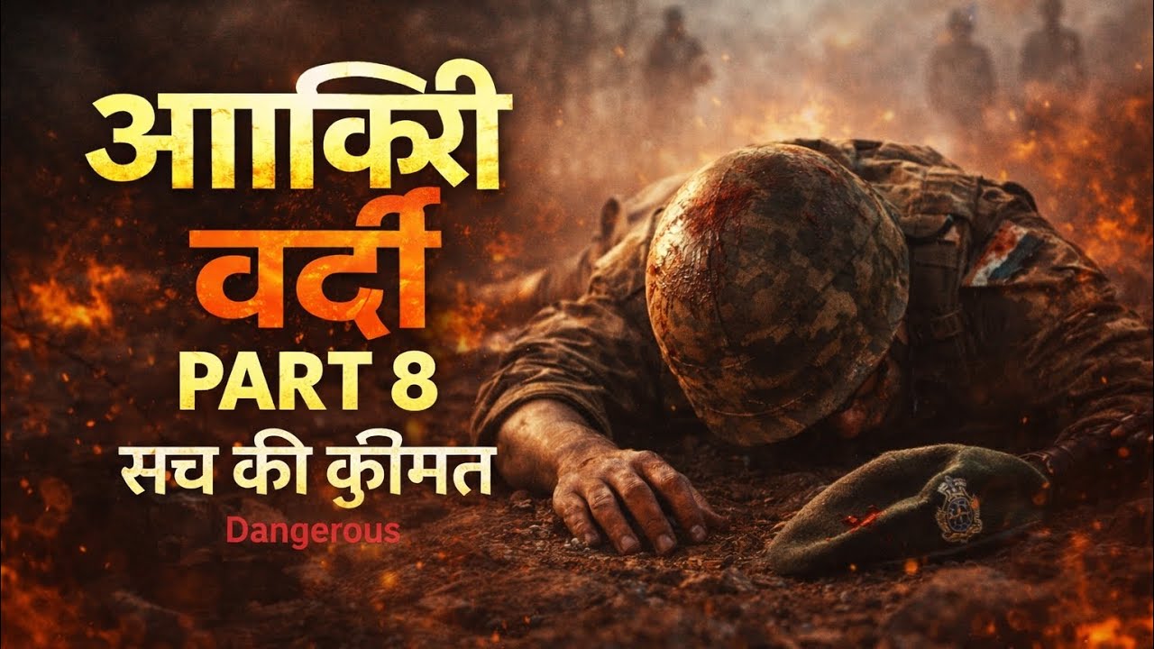 आख़िरी वर्दी | Part 8 –आख़िरी बलिदान  🇮🇳 | Dangerous Army Story | Death Ending #tejasanju7105 #army 