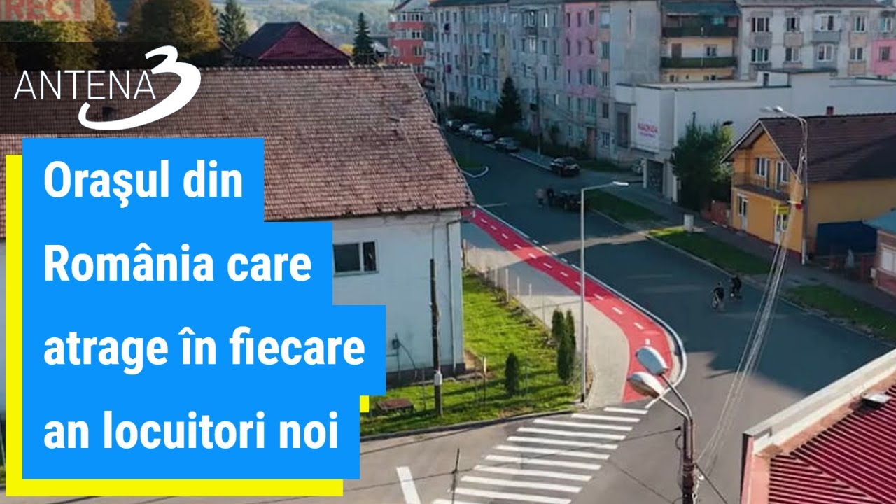Oraşul din România care atrage în fiecare an locuitori noi