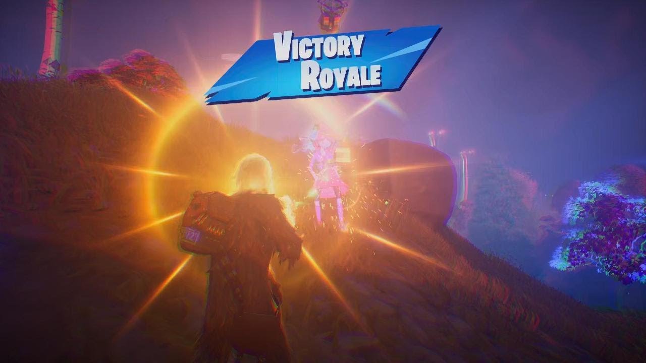 Fortnite Solos Victory- New Darth Chewie Force Lighting Victory