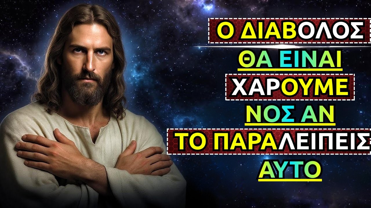 🛑 Ο ΘΕΟΣ ΛΕΕΙ:- Ο ΔΙΑΒΟΛΟΣ ΣΕ ΠΕΡΙΜΕΝΕΙ ΝΑ ΠΑΡΑΛΕΙΨΕΙΣ! | ΤΟ ΜΗΝΥΜΑ ΤΟΥ ΘΕΟΥ ΓΙΑ ΣΕΝΑ ΣΗΜΕΡΑ | Επει