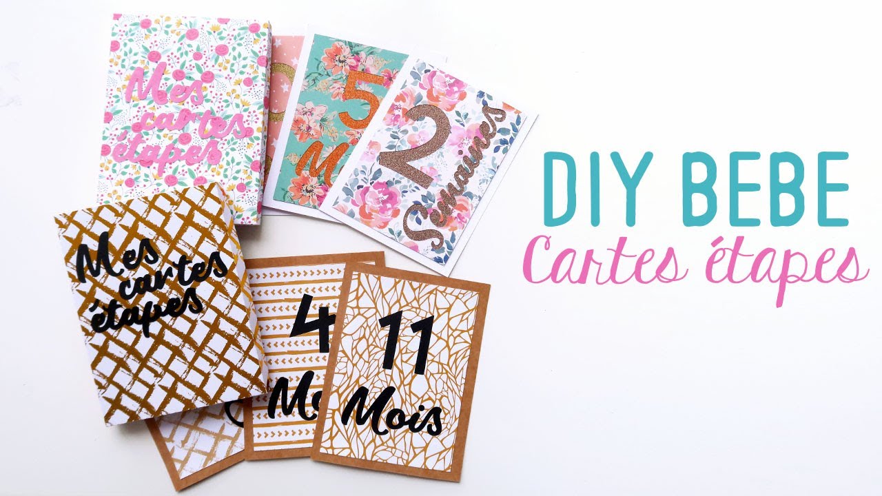 DIY BÉBÉ • CARTES ÉTAPES | Pnixie