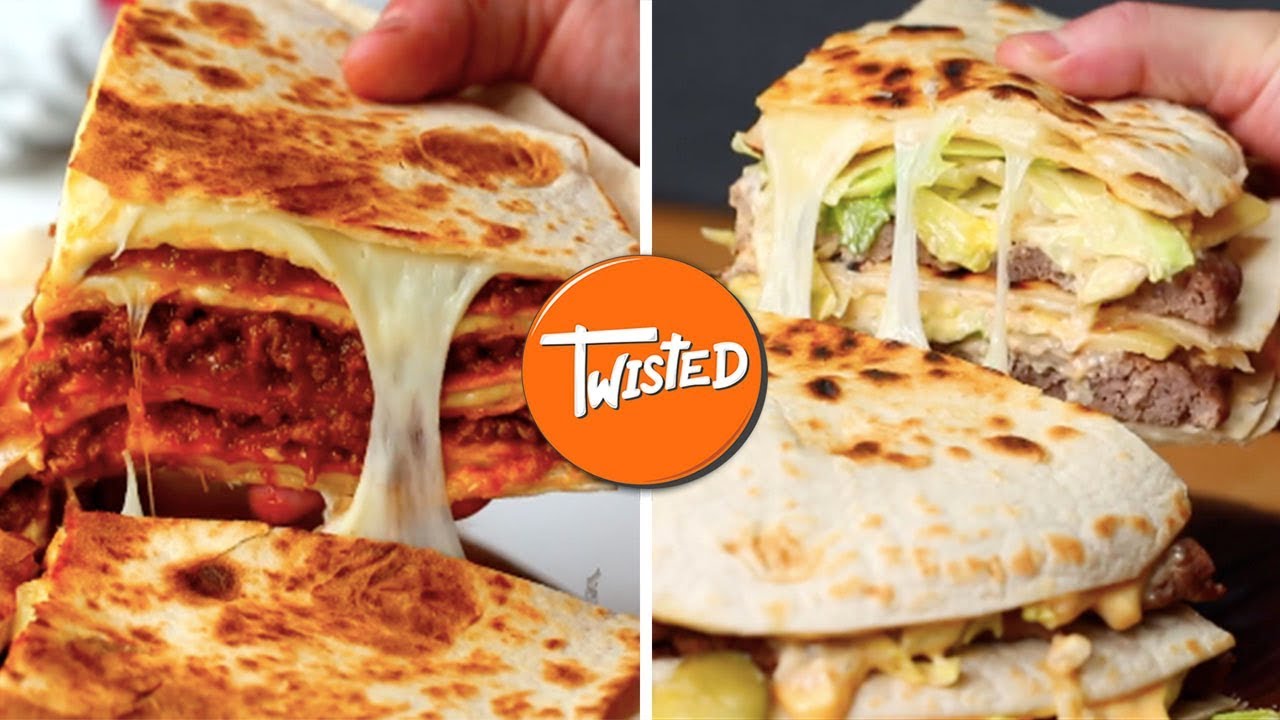 Giant Quesadillas 7 Ways | Loaded Quesadilla Recipes | Twisted