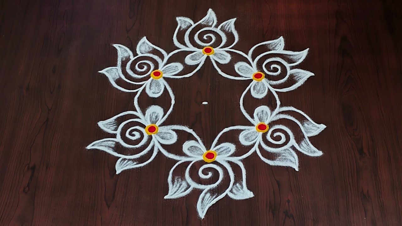 Easy Shivarathri muggulu|5×3dots maha shivarathri special rangoli|easy shanku kolam#Rang Kaa Rangoli
