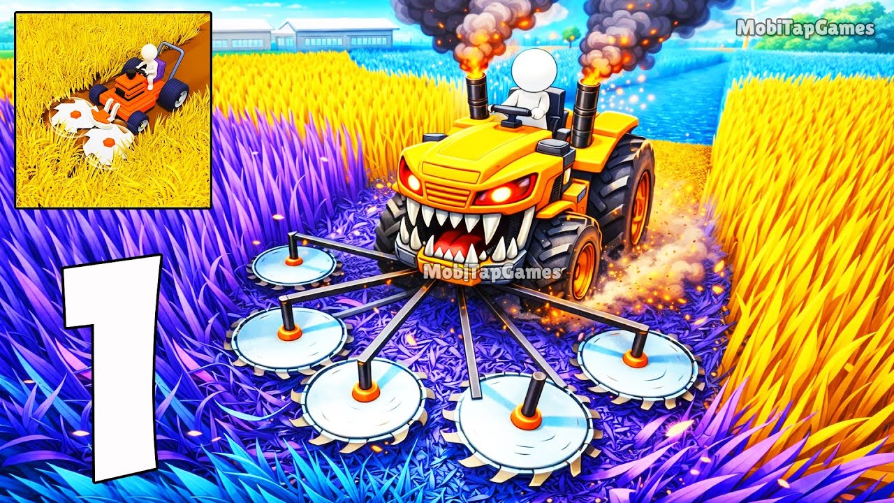 Stone Grass &ndash; Satisfying Lawn Cutting & Upgrades &ndash; Walkthrough (iOS, Android)