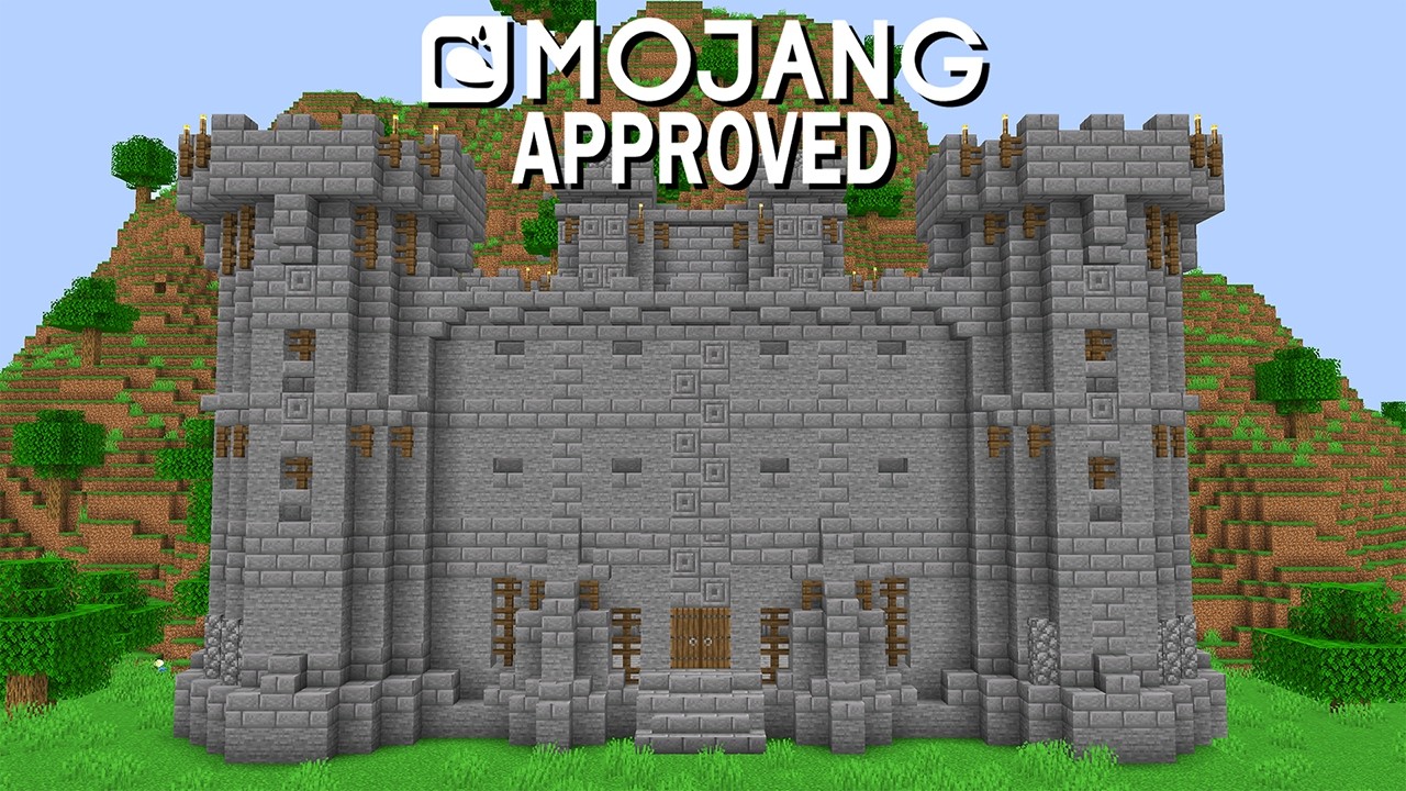 Building a Castle The Way Mojang Intended It