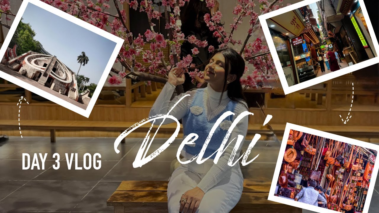Delhi Trip Vlog Day 3 🇮🇳 | Majnu Ka Tila, Jantar Mantar & Janpath Market Exploration
