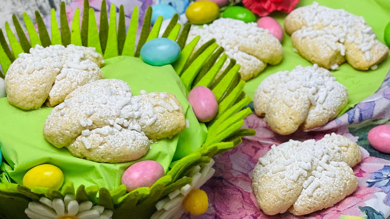 Biscotti Colombine di Pasqua alle Mandorle
