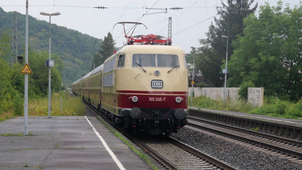 Züge in Bad Breisig Mit Br 103 460 411 101 462 189 186 193 482 182 1116