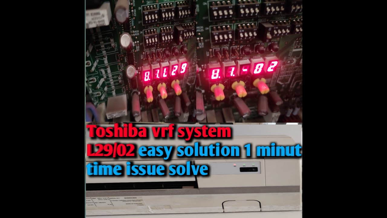 Toshiba vrf system L29/02 compressor bypass