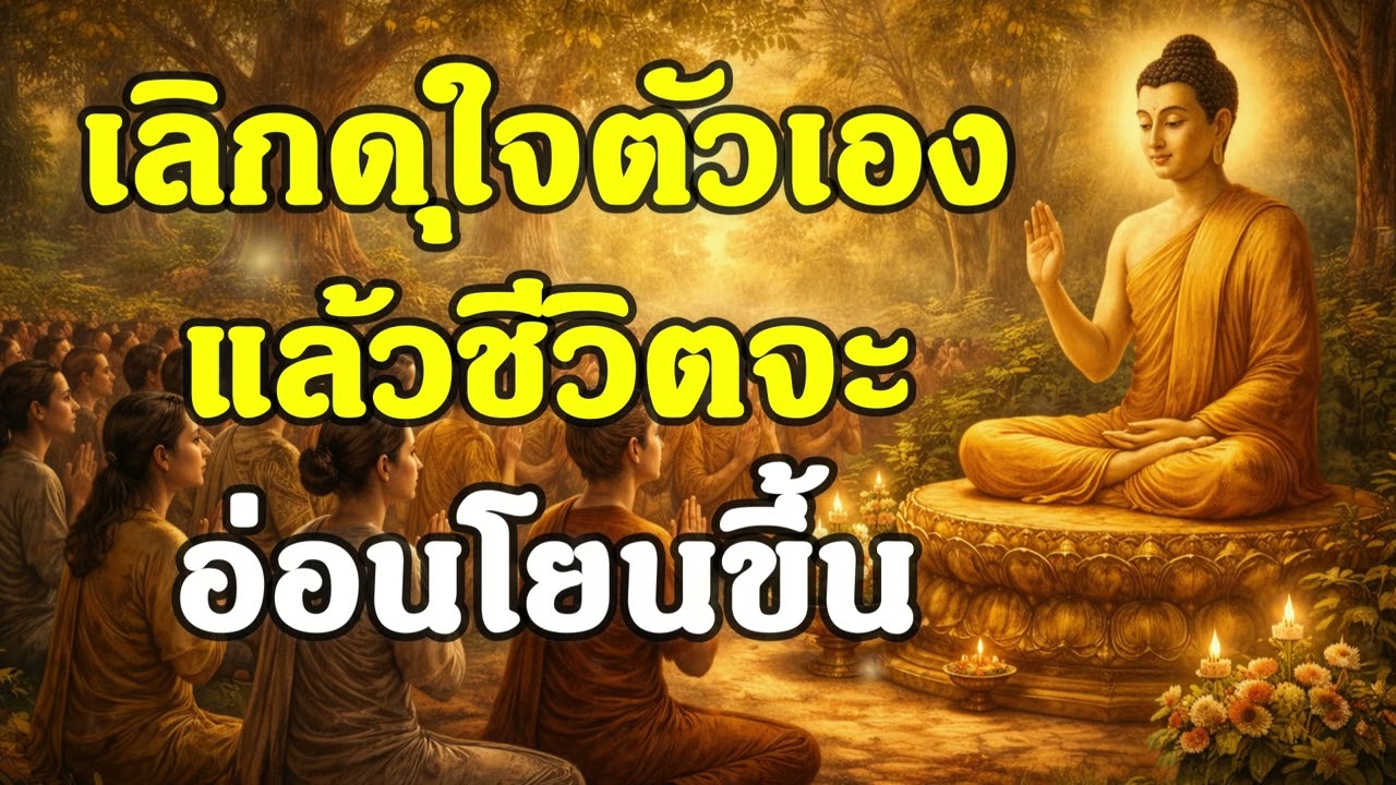 เลิกดุใจตัวเอง แล้วชีวิตจะอ่อนโยนขึ้น | ฟังธรรมพุทธ | Ep.16