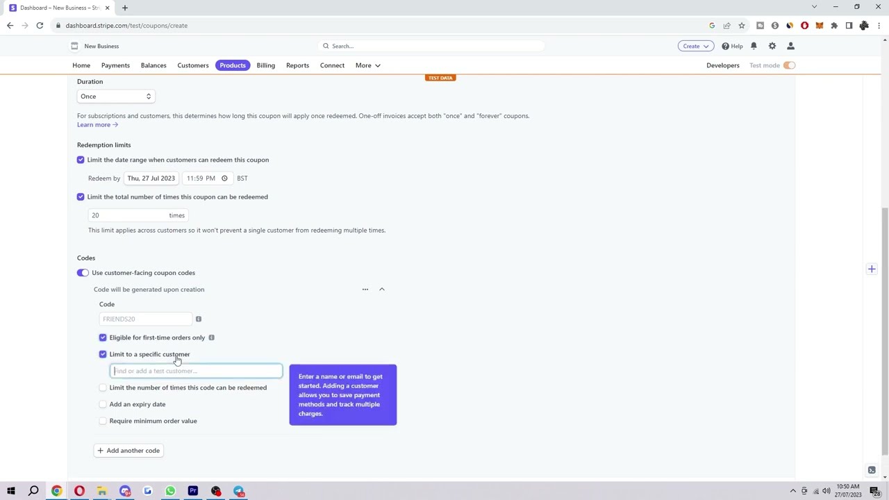 How To Add A Promo Code On Stripe (Step by Step Tutorial and Guide 2026)