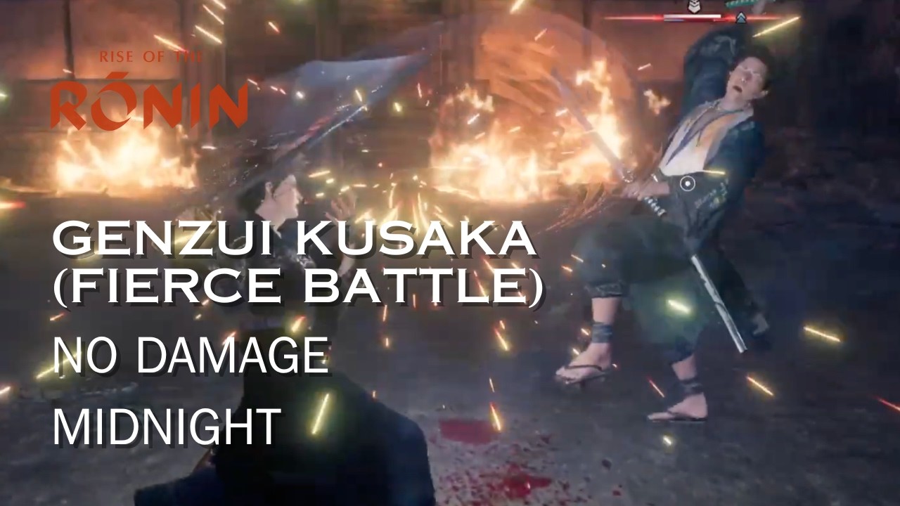 Rise of the Ronin - Genzui Kusaka (Fierce Battle), Dojo No Damage Master Rank (Midnight)