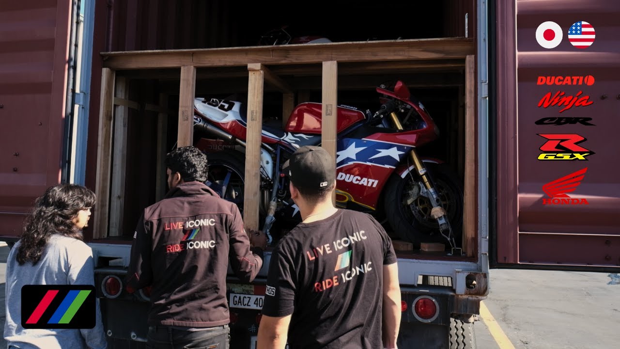 Iconic Motorbikes Unloads a MASSIVE Container of Japanese Imports!