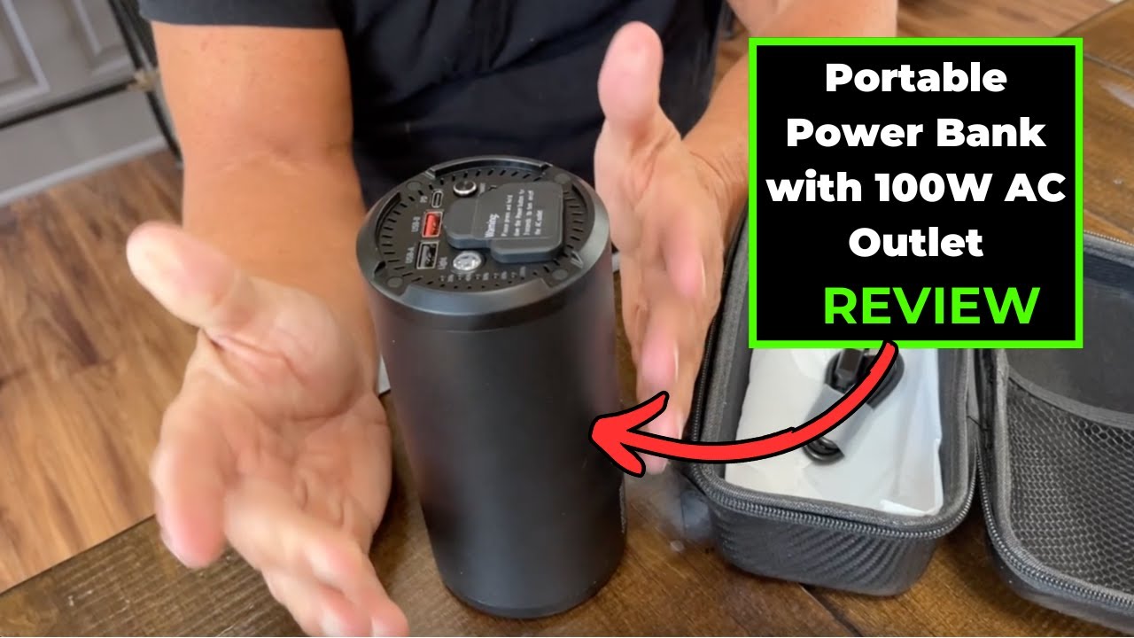 Portable Power Bank with 100W AC Outlet Review