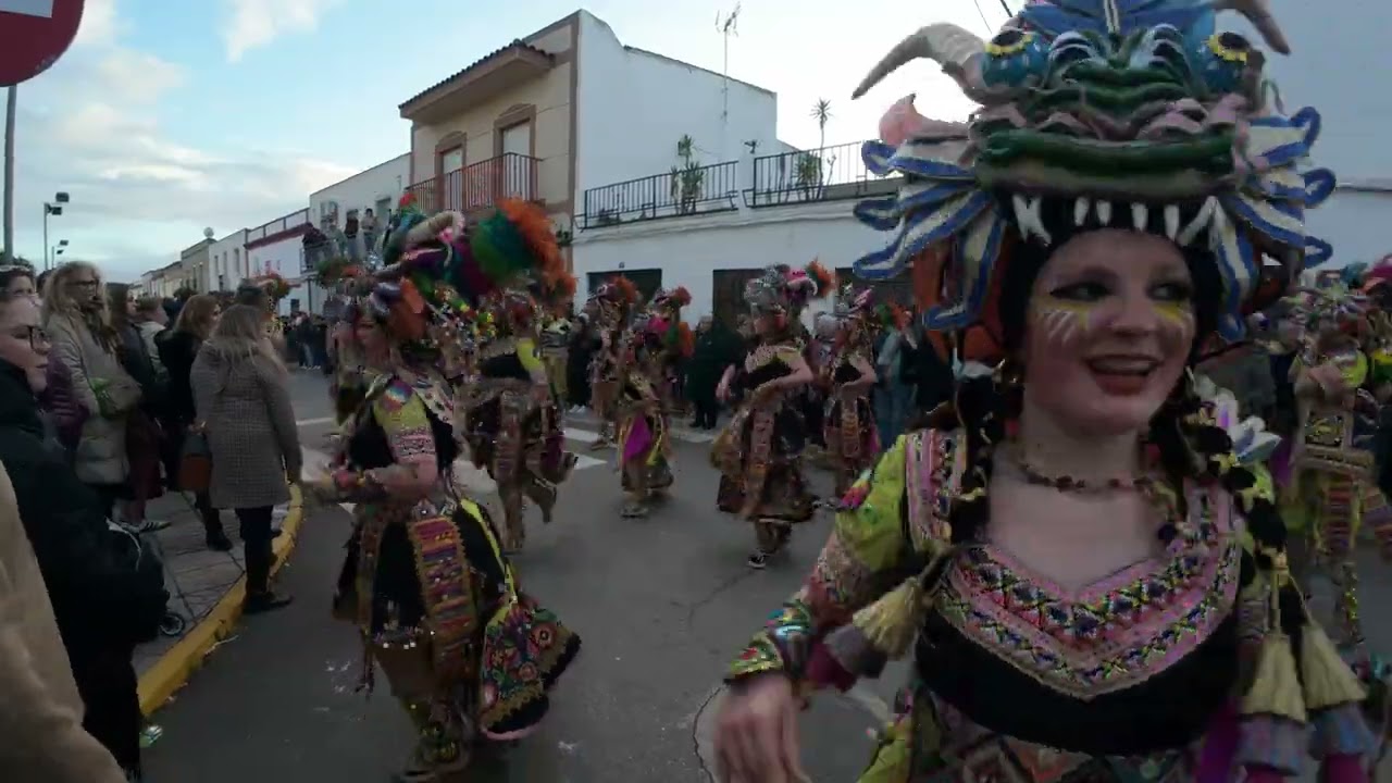 Comparsa Las Monjas en el carnaval de Vegas Bajas en 2025