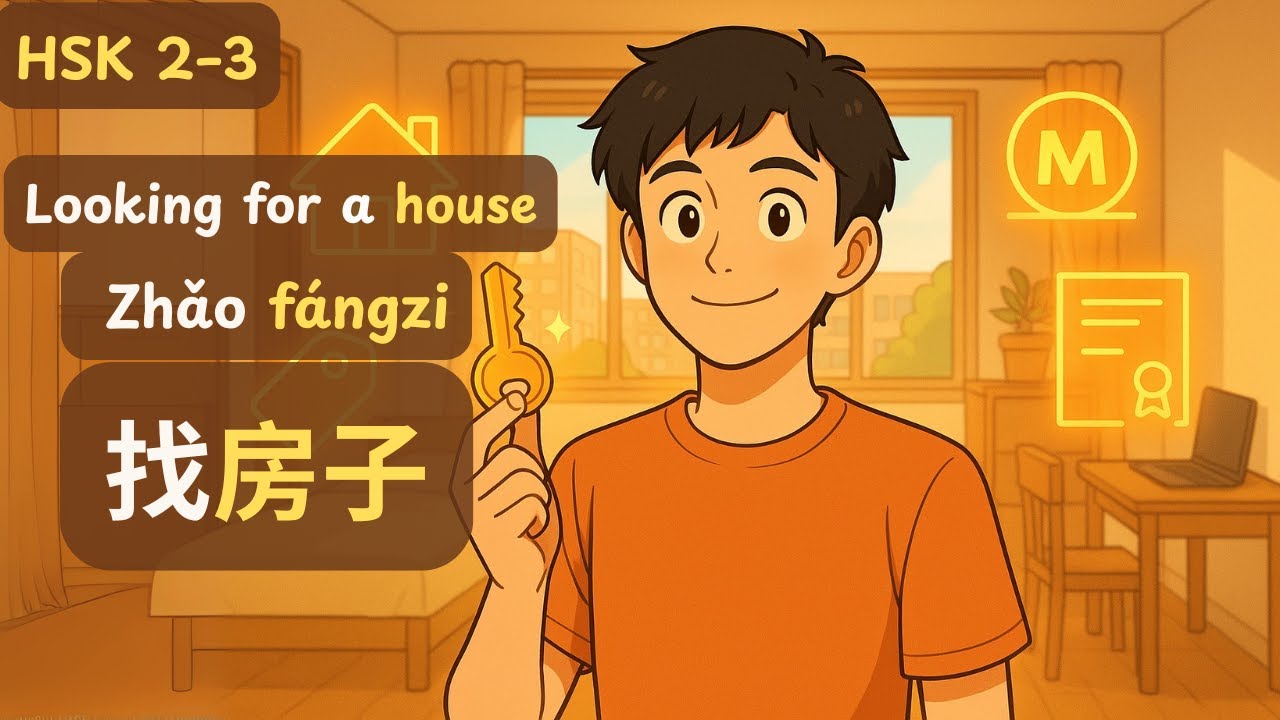Looking For a House | 找房子 - Zhǎo f&aacute;ngzi | Easy Chinese Podcast | HSK 2 - 3