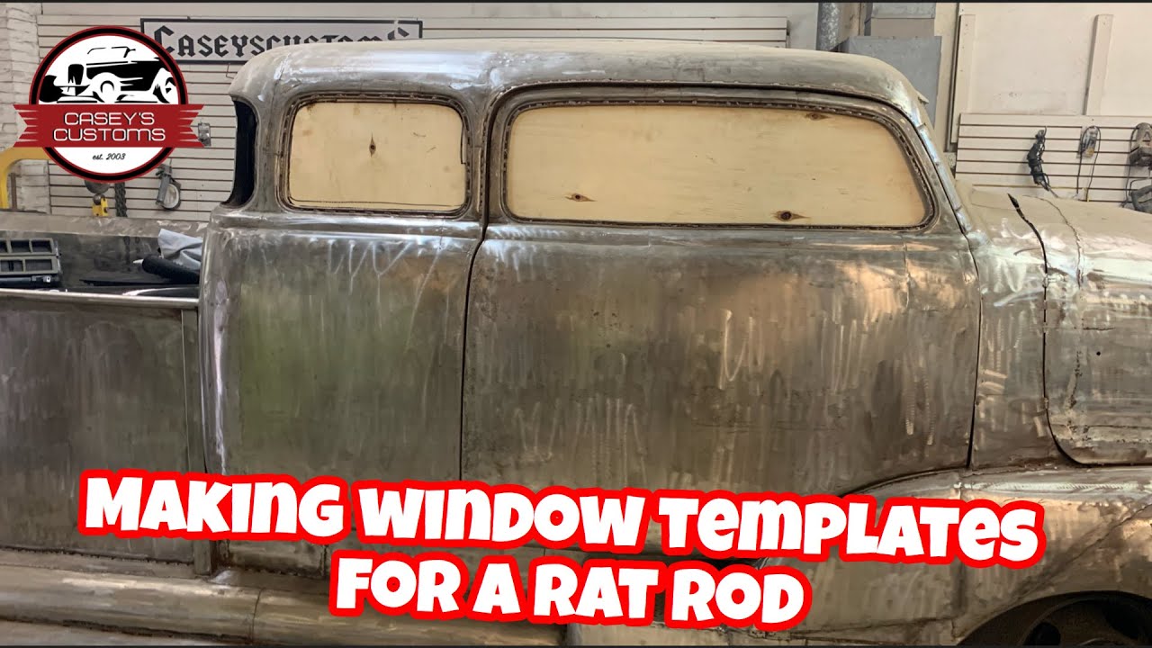 MAKING GLASS TEMPLATES FOR HOT RODS AND RAT RODS FOR CHEAP! HOW TO MAKE CAR WINDSHIELDS AND WINDOWS