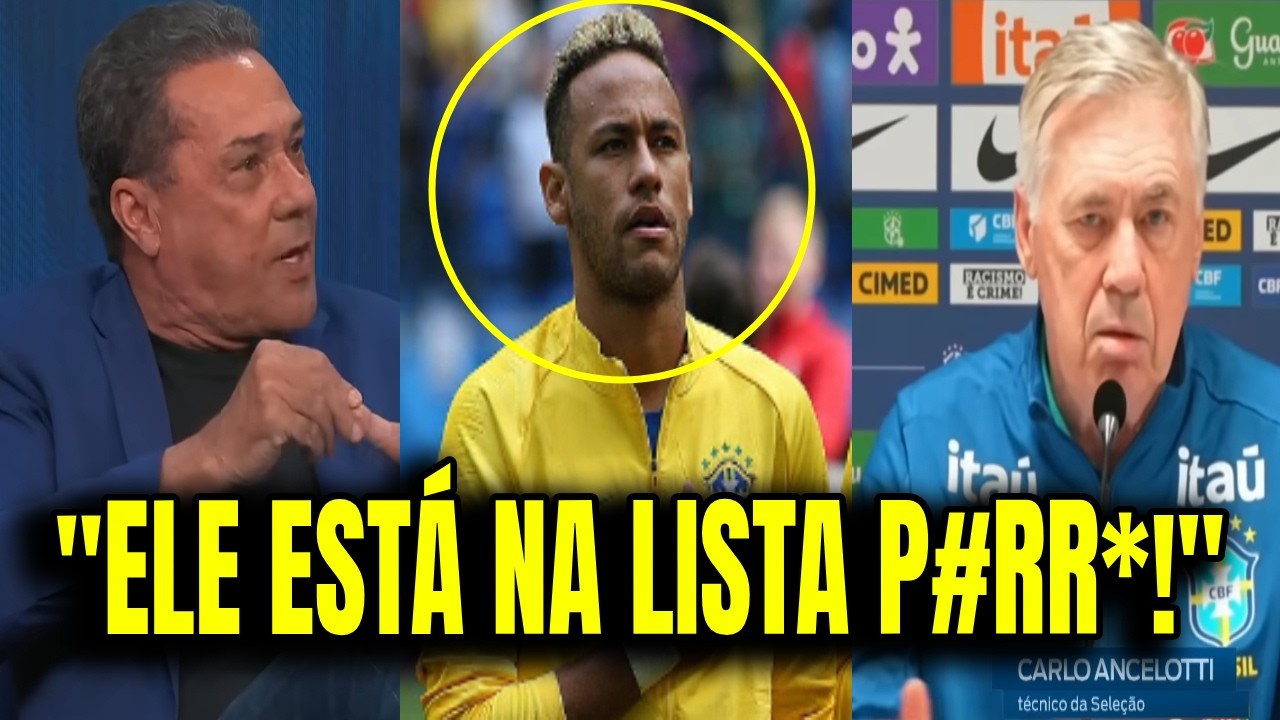 Neymar na lista? ANCELOTTI responde, Luxemburgo CRITICA no Galvao e Amigos!