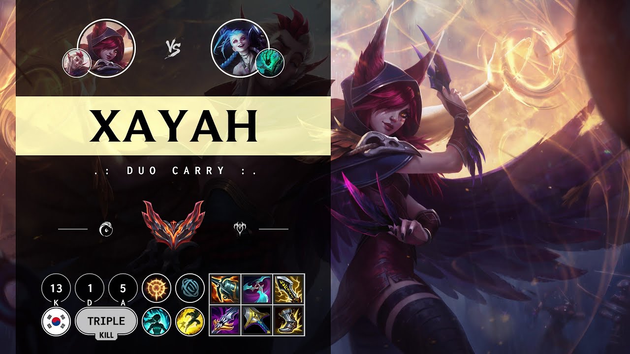 Xayah ADC vs Jinx - KR Grandmaster Patch 14.10