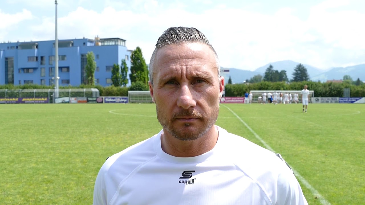 Trainer Christian Schaider nach dem heutigen Test gegen den ESV Freilassing.