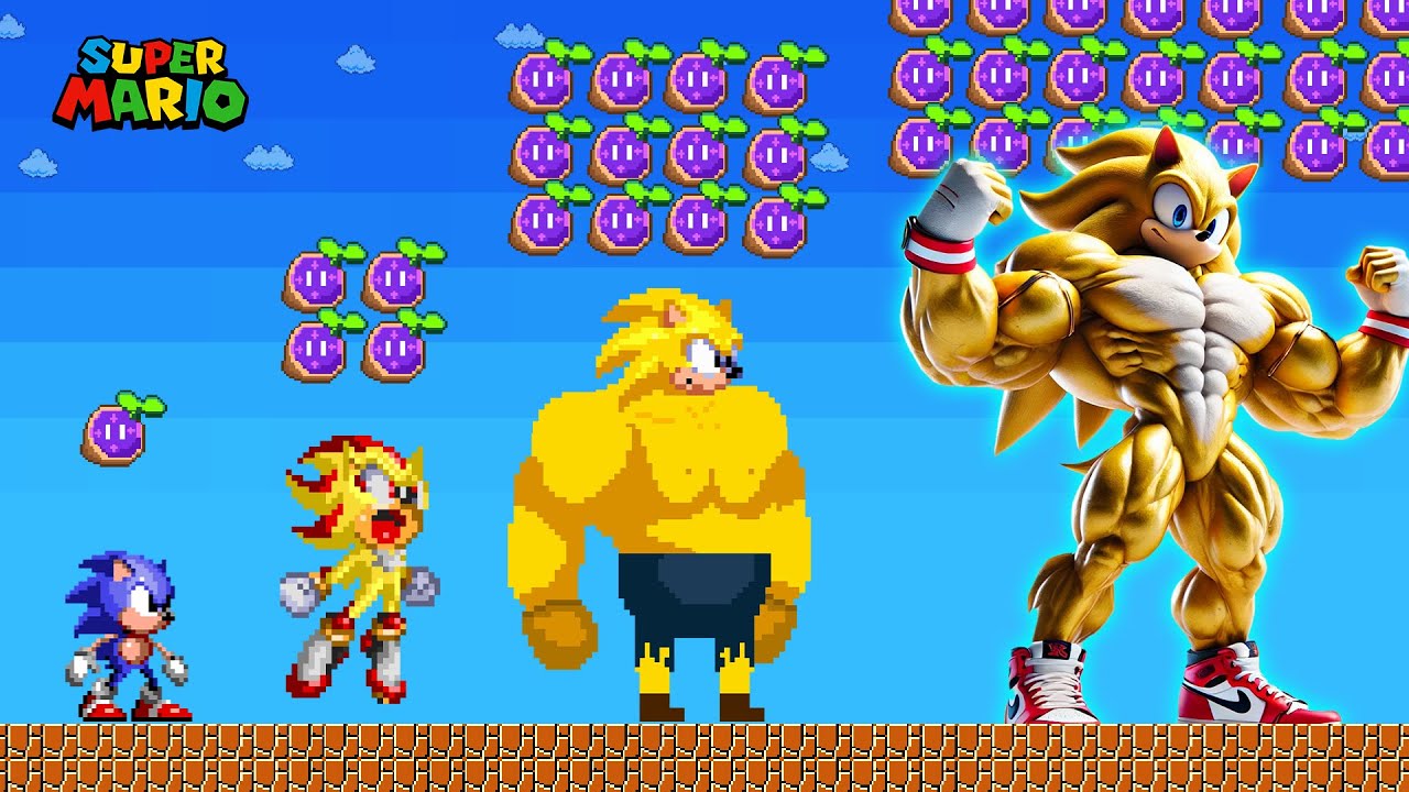 Sonic GROWING UP to the Strongest Muscle Ever | Pixie One
