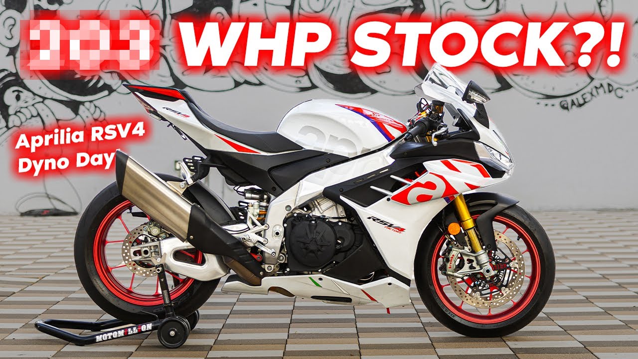KING OF POWER! The NEW Aprilia RSV4 Puts Down HUGE Horsepower!