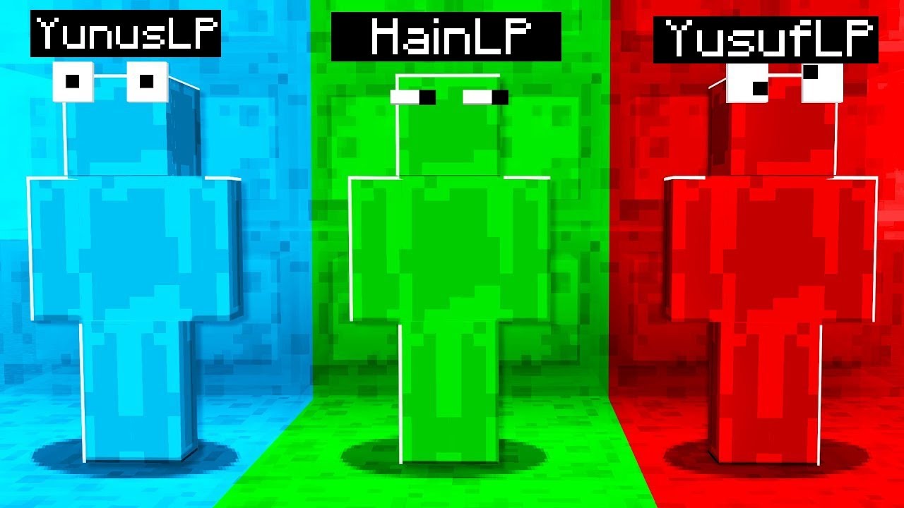 RASTGELE BLOKLARA DÖNÜŞÜYORUZ! - Minecraft