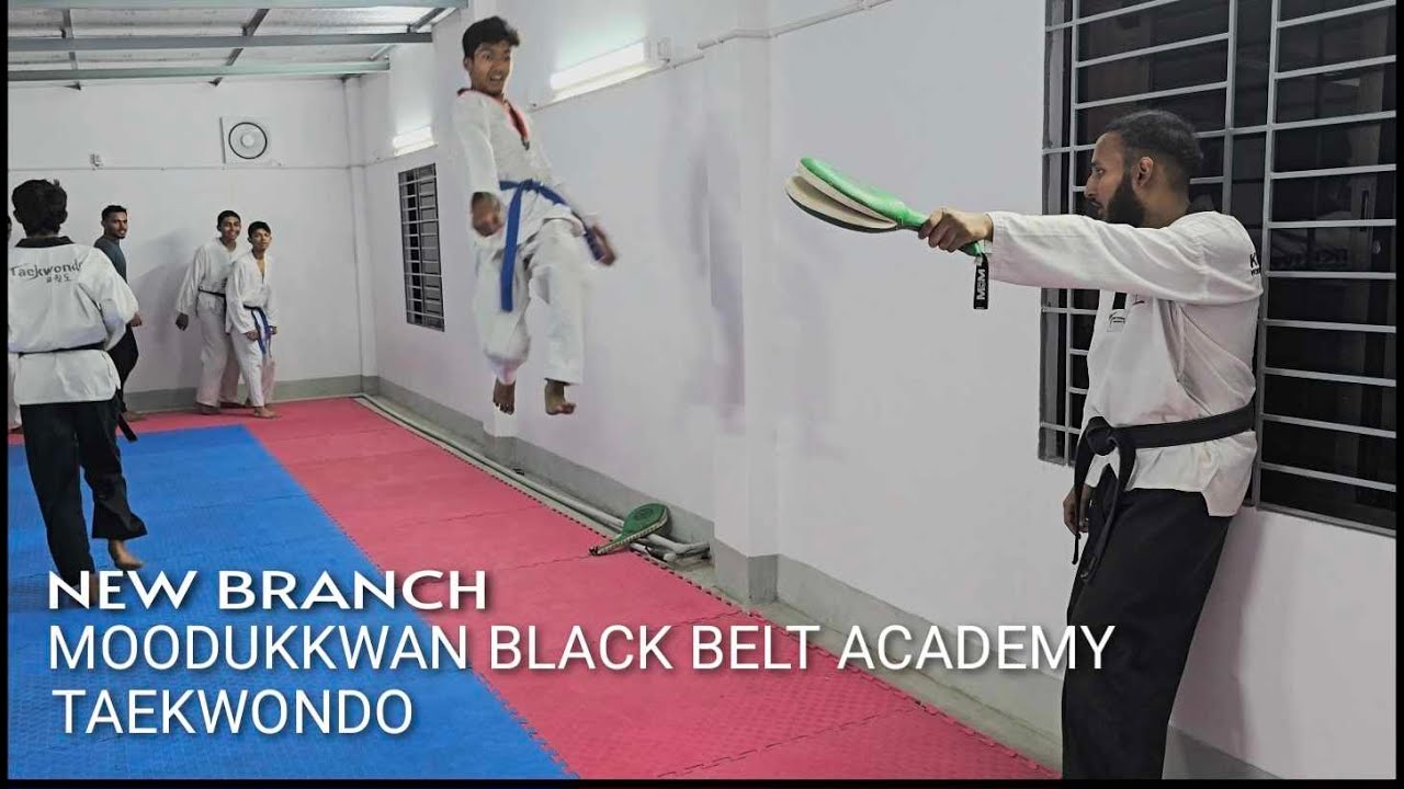 new branch // moodukkwan black belt academy // taekwondo // best kick training // BANGLADESH // TKD
