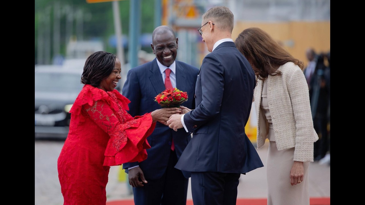 Finland: President Ruto hosted by  President Alexander Stubb at the Presidential Palace in Helsinki