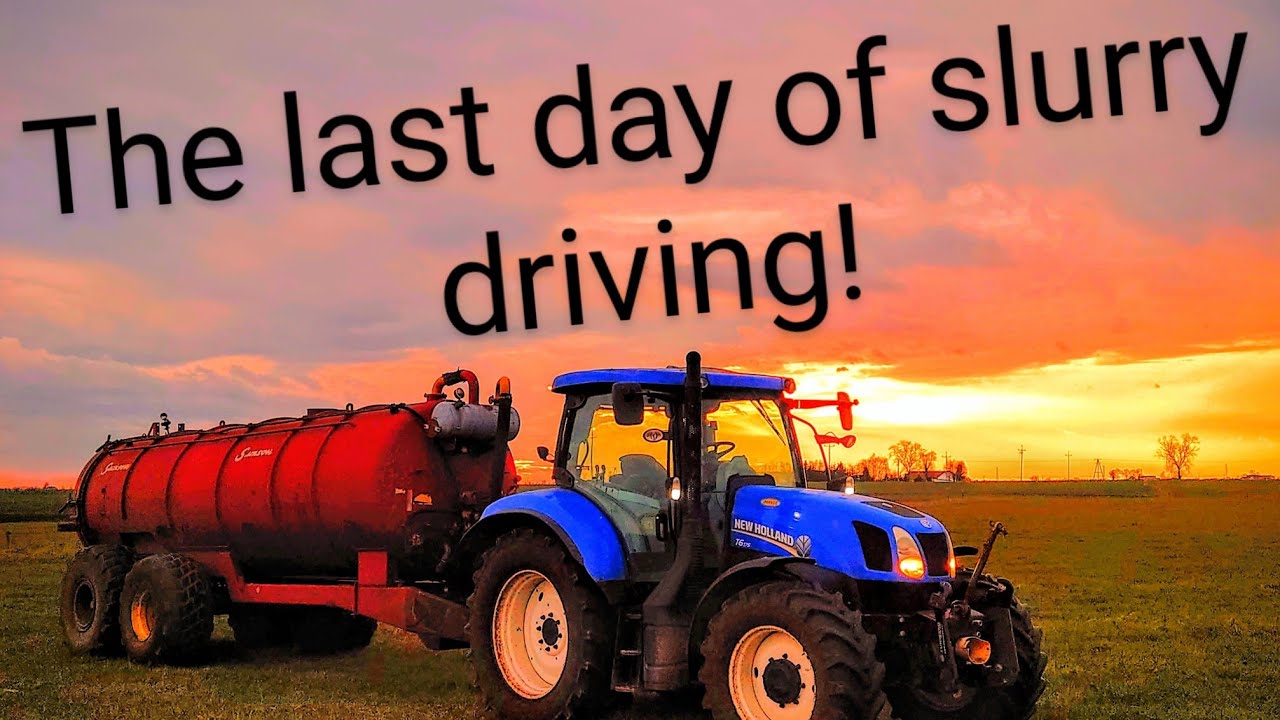 Sometimes everything goes according to plan. Last day of slurry driving!