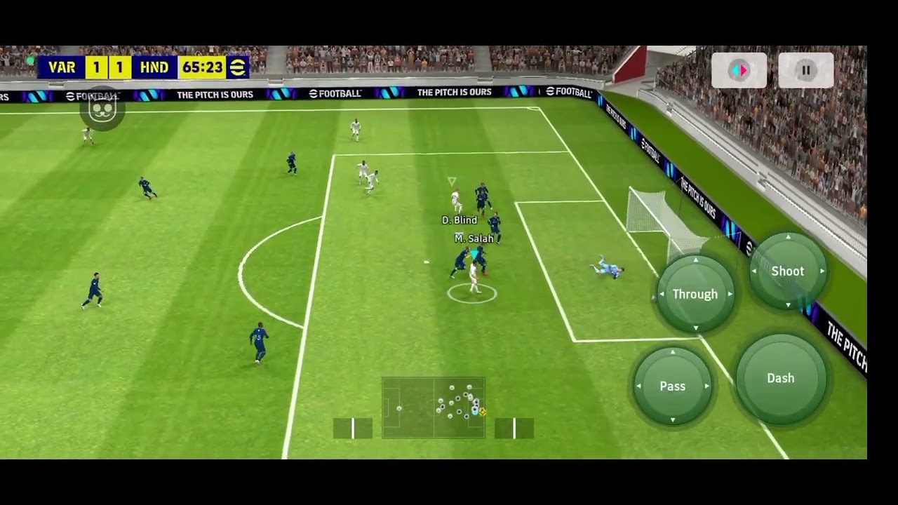 how division 1 player play 😬💯#pesplayer #unstoppable