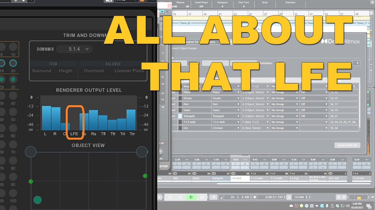 All About That LFE: Managing LFE for Atmos music