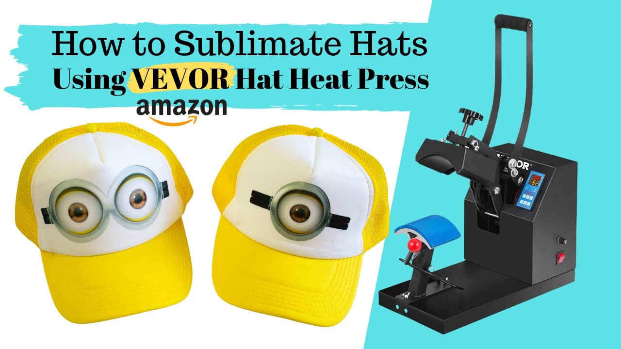 DIY Custom Hats: How to Sublimate Hats Using VEVOR Hat Heat Press Machine {Review and Tutorial}