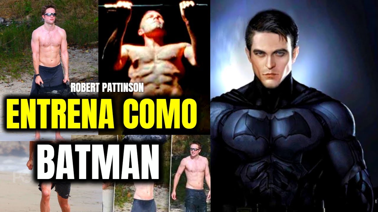 Así entrena Robert Pattinson para ser Batman 🏋️