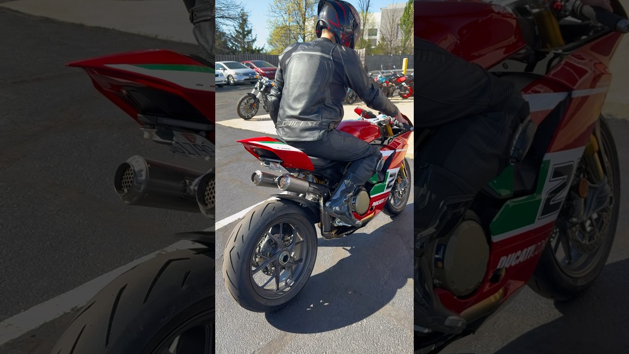 Ducati Panigale V2 Bayliss Full Titanium Exhaust & Tuned #ducati #panigale #v2 #modded #tuned #bike