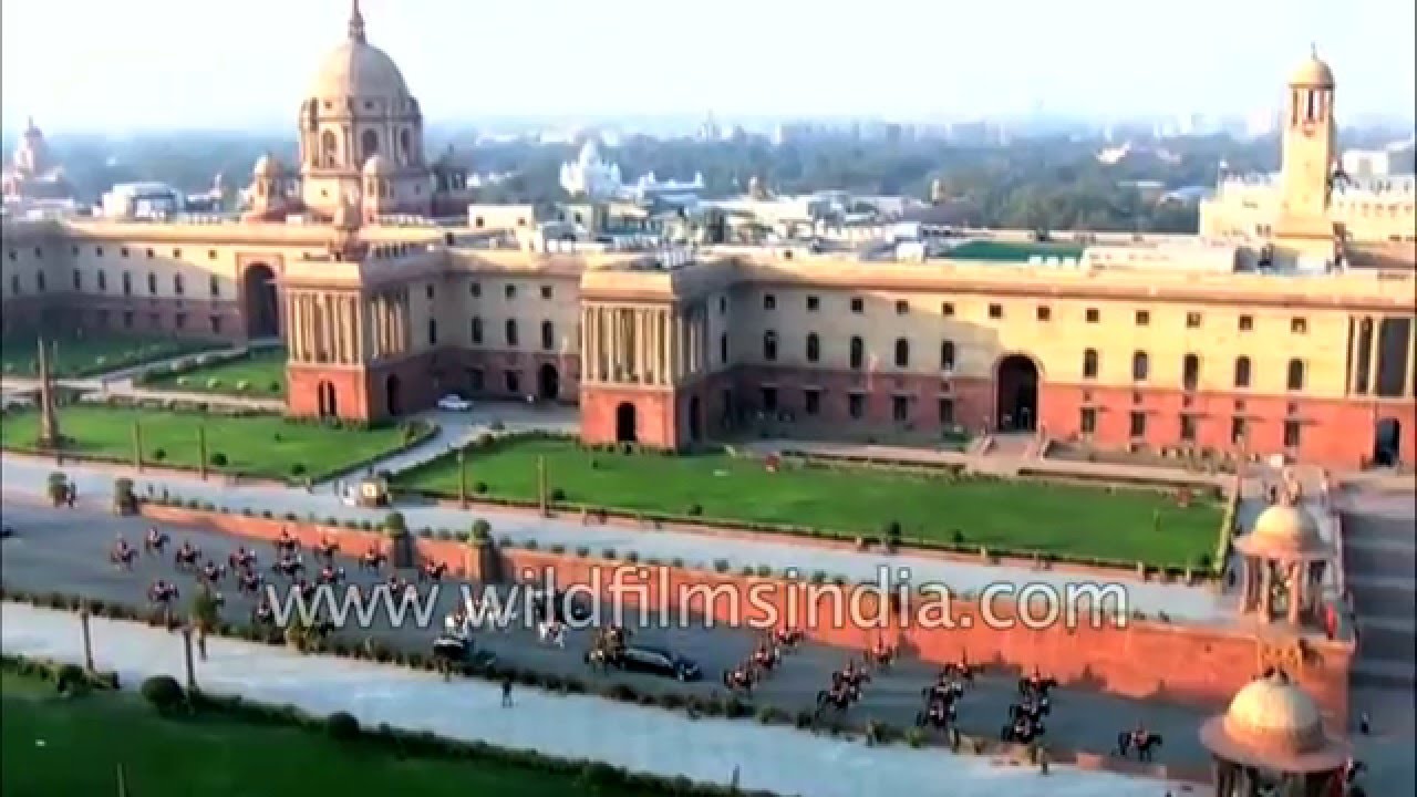 Beating Retreat ceremony at Vijay Chowk, Delhi