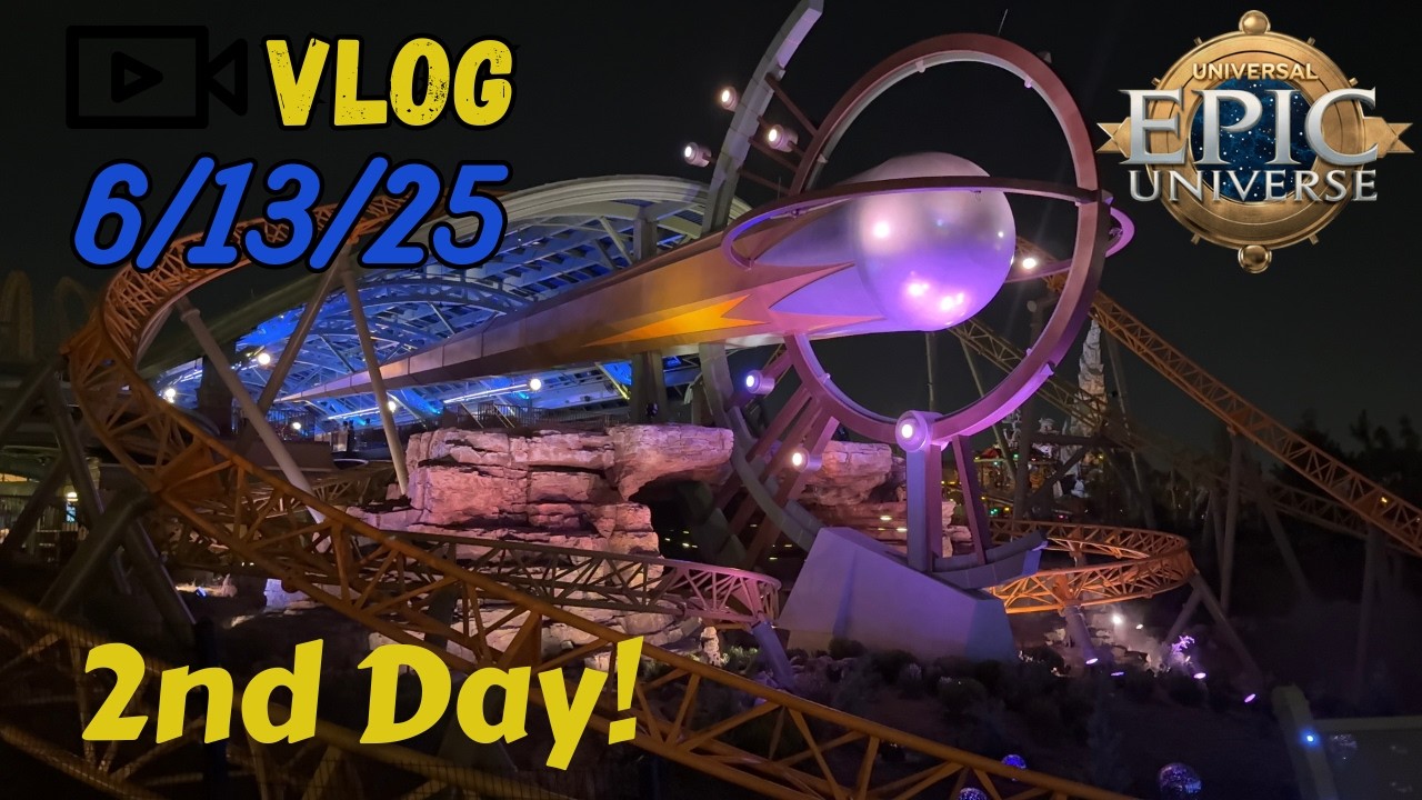 I Rode EVERYTHING at Epic Universe! | Vlog 6.13.25