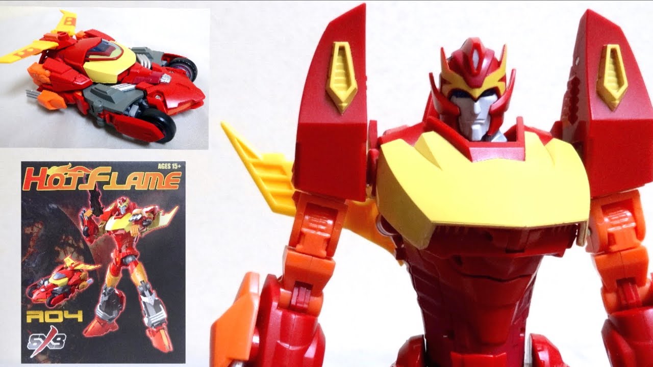 【IDW ホットロディマス】っぽい人 ホットフレーム ヲタファのTF非正規レビュー /  SXS-R04 Hot Flame wotafa's review