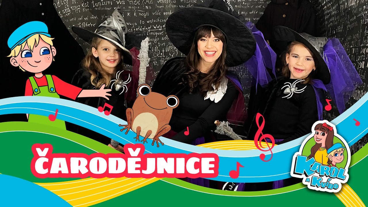 Čarodějnice - Karol a Kv&iacute;do - Poh&aacute;dky a p&iacute;sničky pro děti