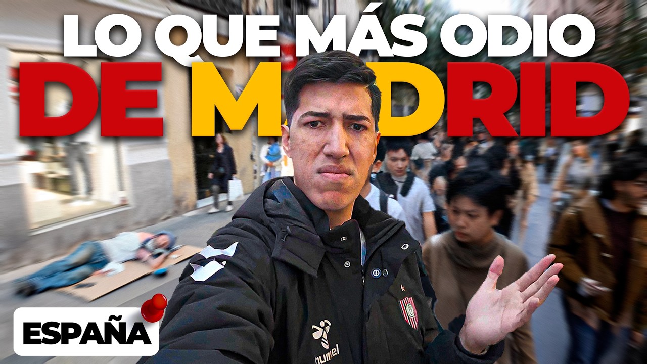 LO QUE MÁS ODIO de VIVIR en MADRID 😡🇪🇸